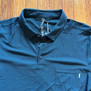 Vuori Ace Polo Large V164 Indigo (Dark Navy Blue) NWT
